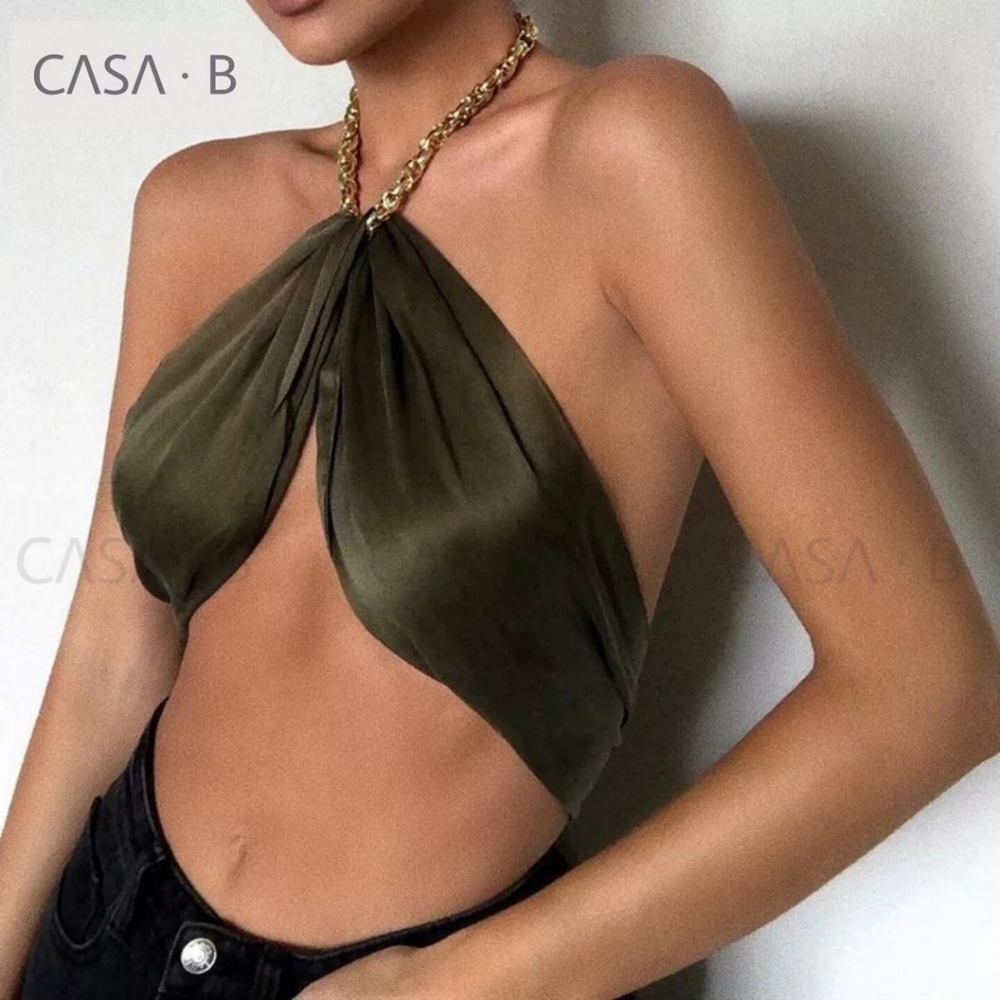 5⭐️ CASA B| Serena Chain Halter Top🔥 - Picture 4 of 4
